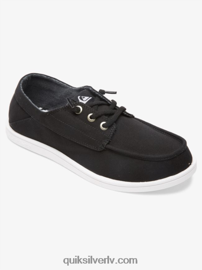 vīriešiem Quiksilver ostas bagarētas kurpes melns balts 88064R1884