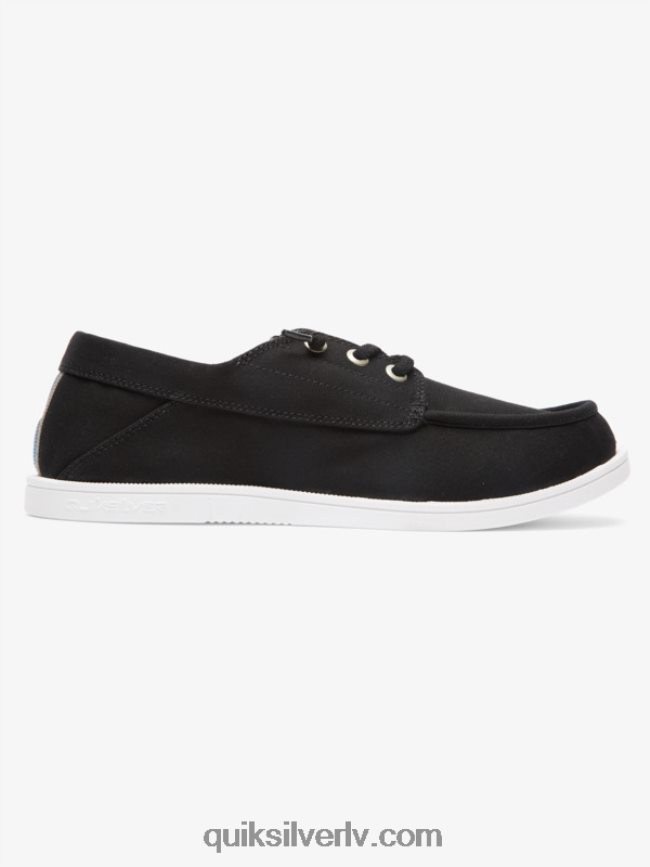 vīriešiem Quiksilver ostas bagarētas kurpes melns balts 88064R1884