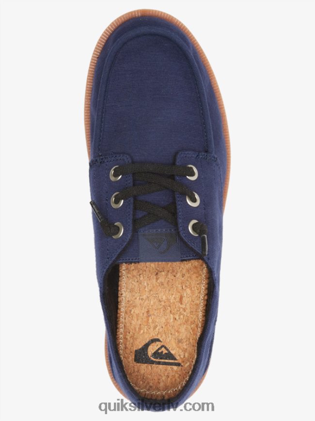 vīriešiem Quiksilver ostas bagarētas kurpes zils/brūns 88064R1885