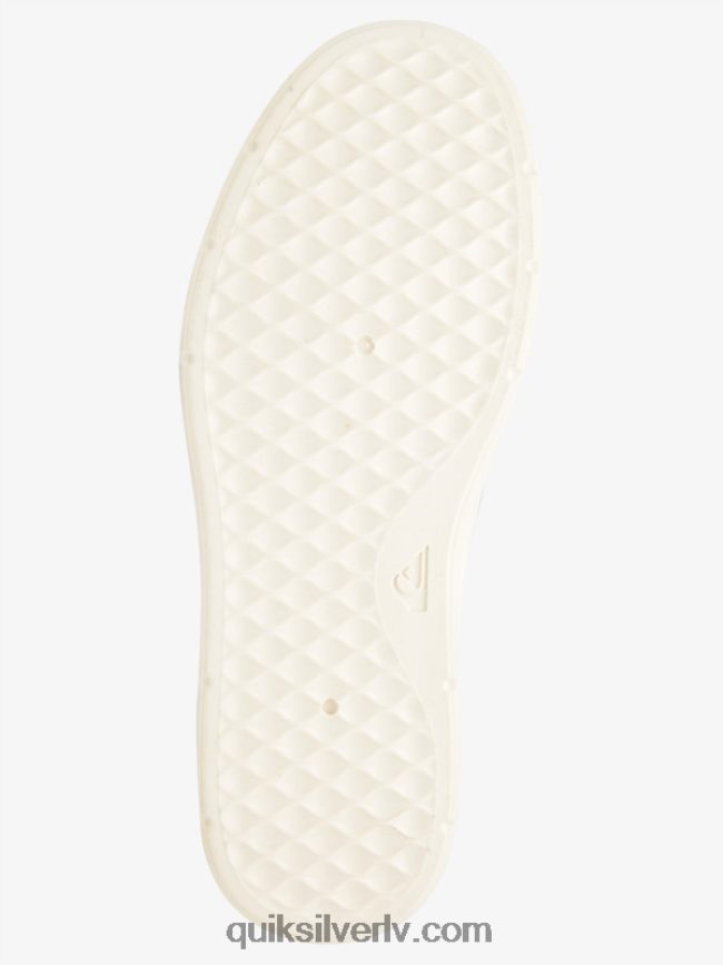 vīriešiem Quiksilver ostas piestātnes slip-on kurpes melns balts 88064R1290