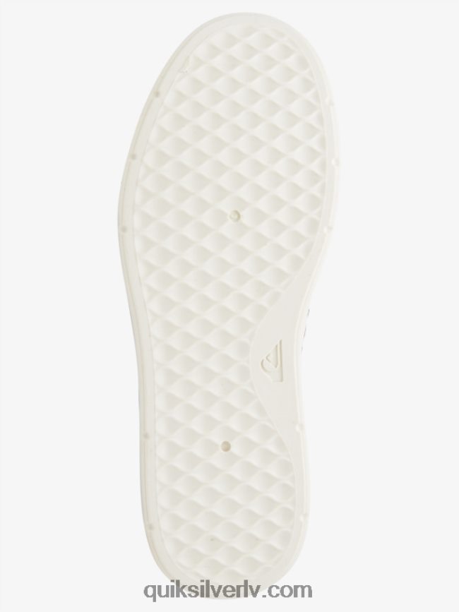vīriešiem Quiksilver ostas piestātnes slip-on kurpes pelēks/balts 88064R1291