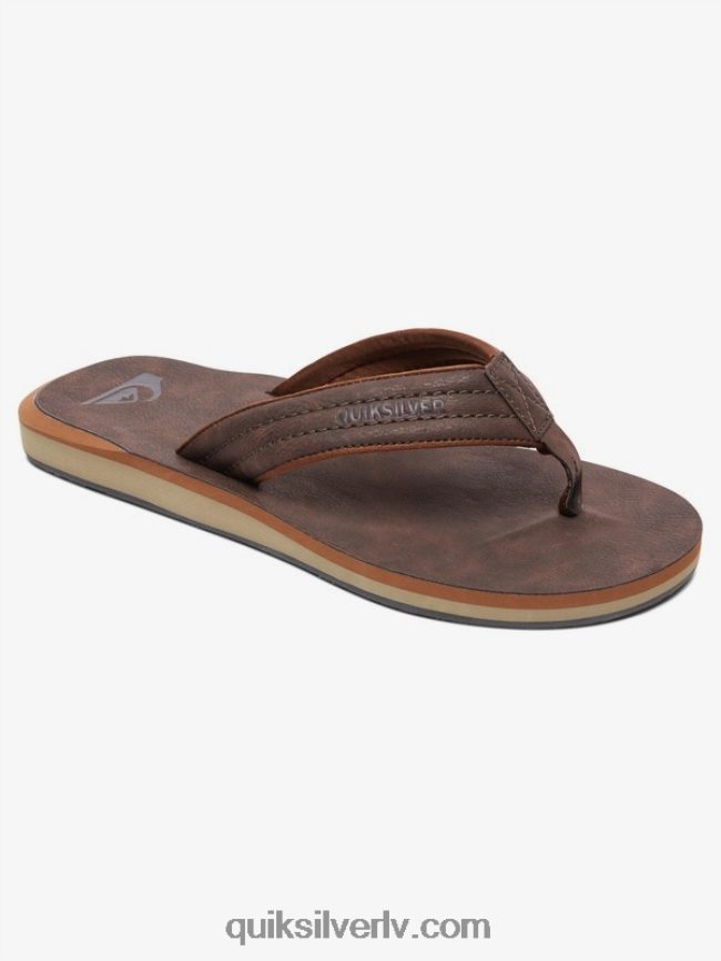 vīriešiem Quiksilver carver nubuka sandales demitasse - ciets 88064R919