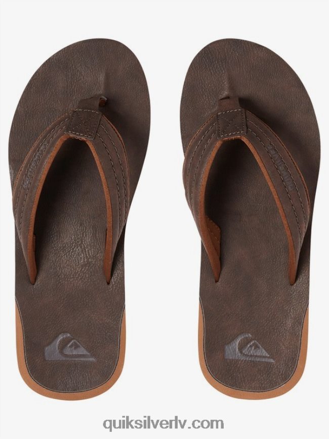 vīriešiem Quiksilver carver nubuka sandales demitasse - ciets 88064R919