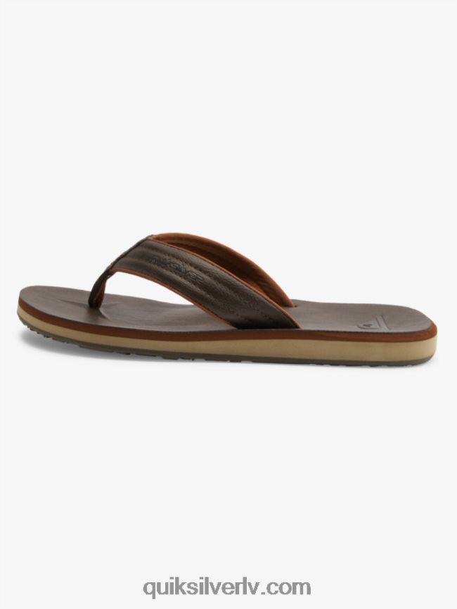 vīriešiem Quiksilver carver nubuka sandales demitasse - ciets 88064R919