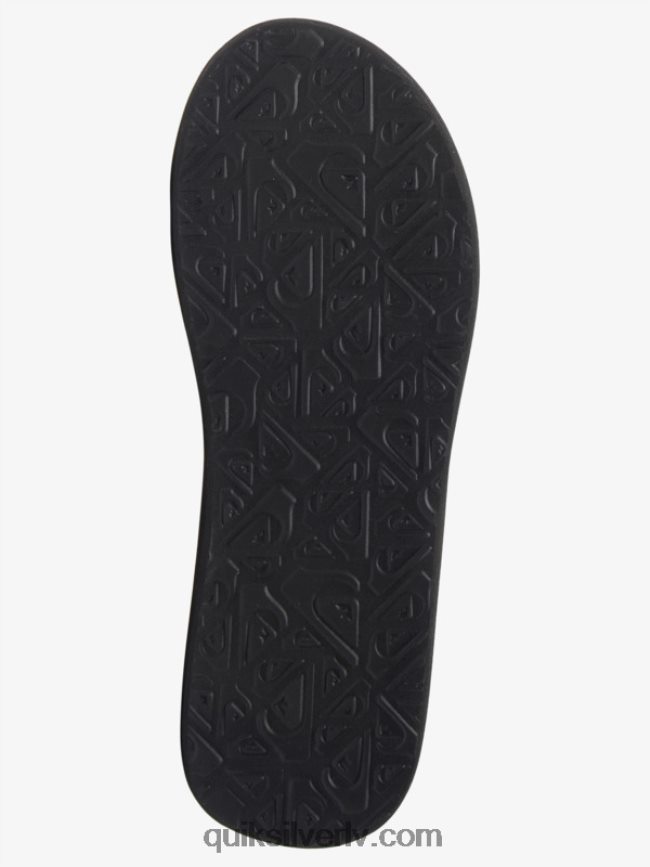 vīriešiem Quiksilver carver print sandales melns/balts/zils 88064R612