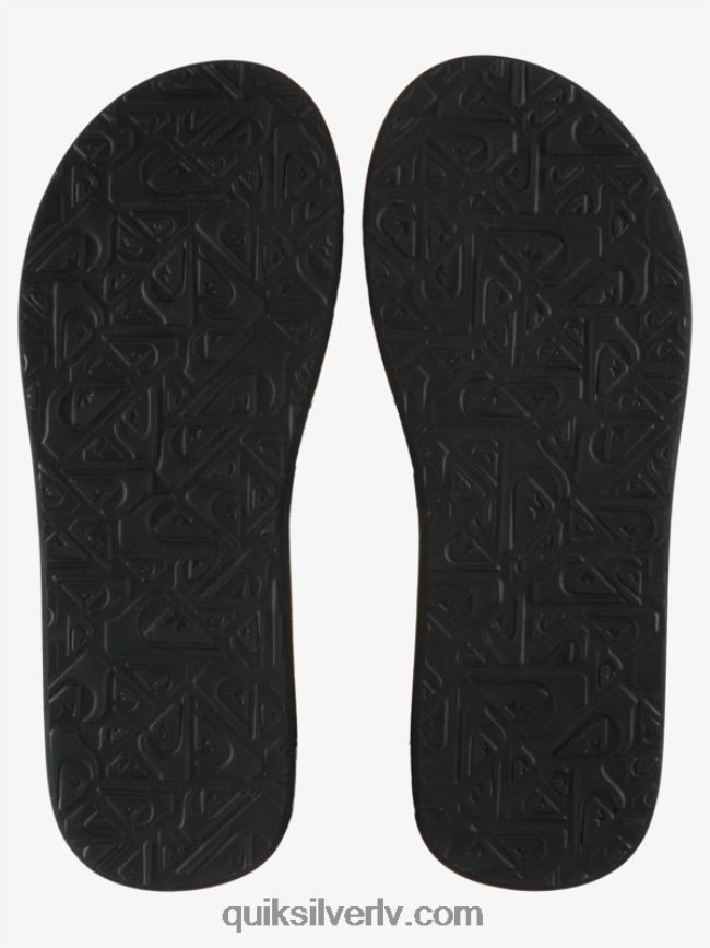 vīriešiem Quiksilver carver print sandales melns/zaļš/pelēks 88064R614