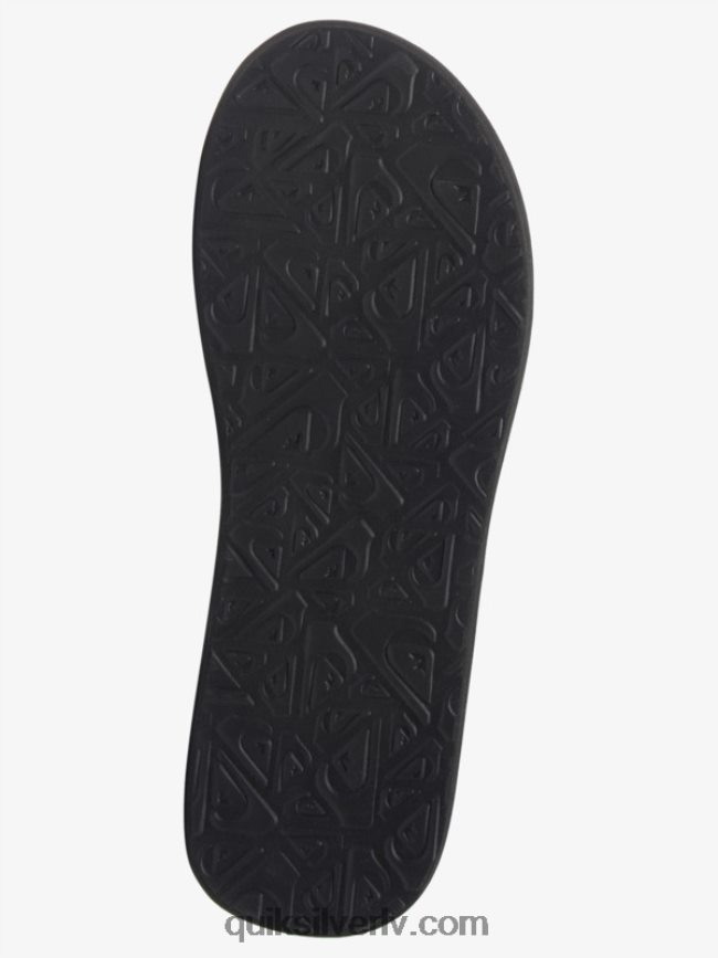 vīriešiem Quiksilver carver print sandales melns/zils 88064R611