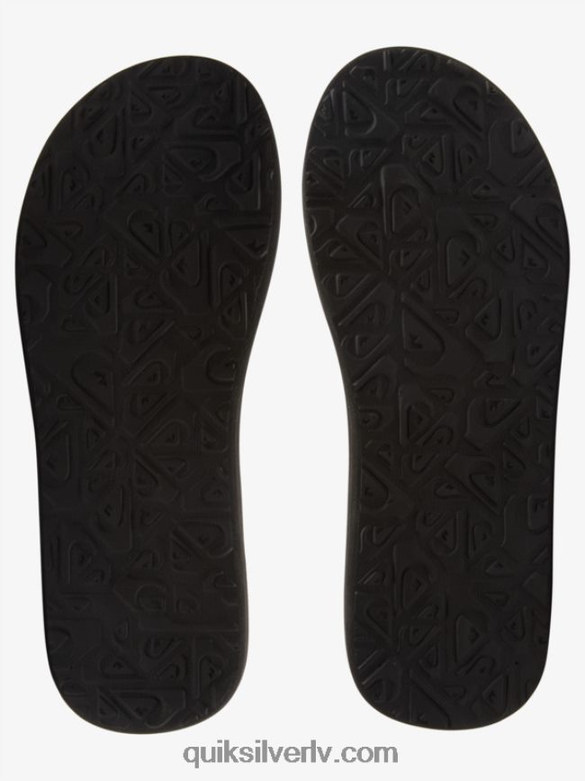 vīriešiem Quiksilver carver print sandales melns/zils/pelēks 88064R615