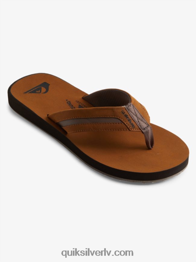 vīriešiem Quiksilver carver squish luksusa sandales brūns 88064R1831