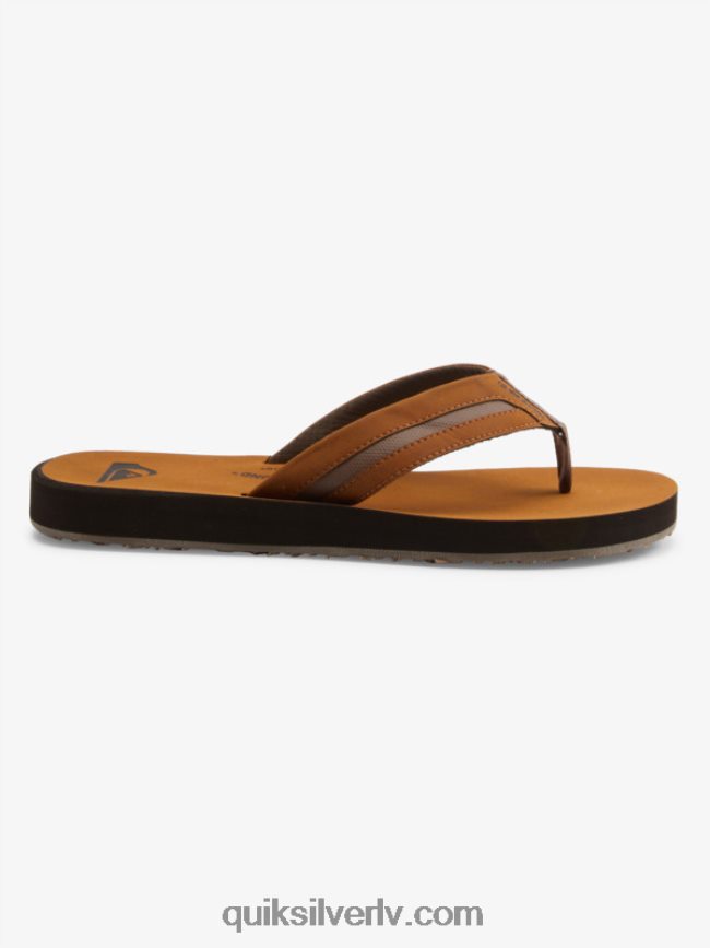 vīriešiem Quiksilver carver squish luksusa sandales brūns 88064R1831