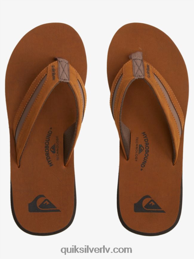 vīriešiem Quiksilver carver squish luksusa sandales brūns 88064R1831