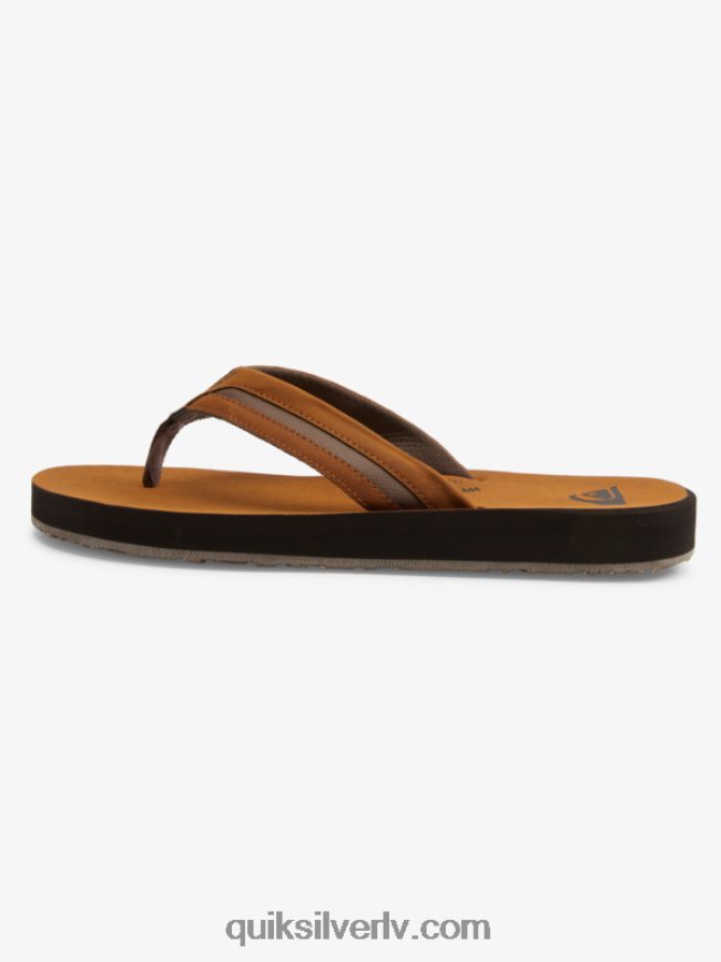 vīriešiem Quiksilver carver squish luksusa sandales brūns 88064R1831