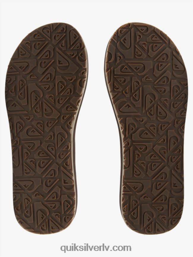 vīriešiem Quiksilver carver squish luksusa sandales brūns 88064R1831
