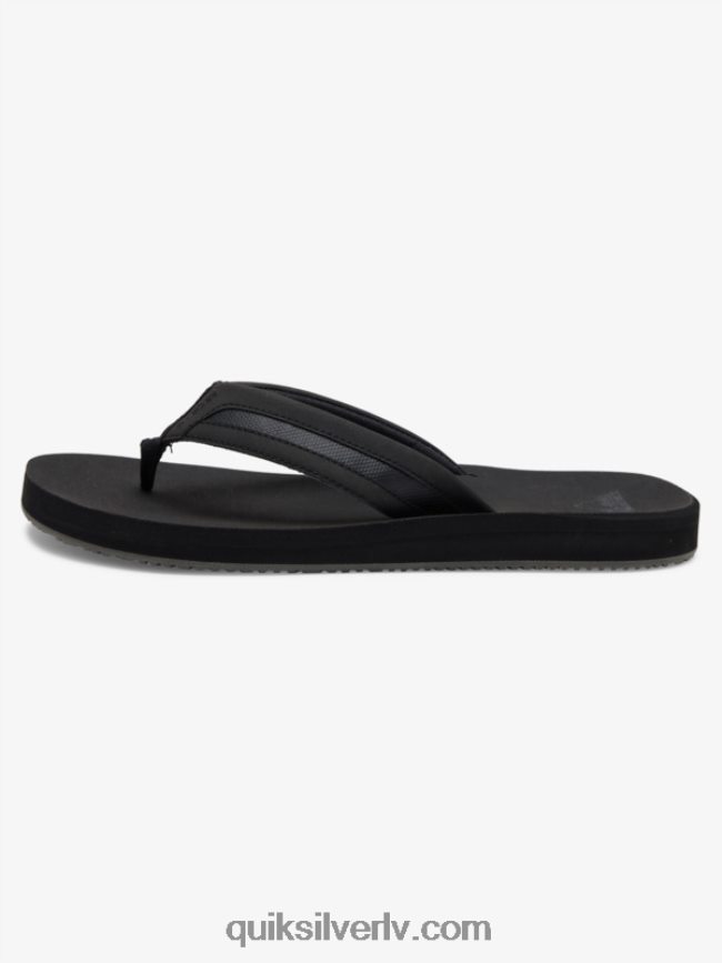 vīriešiem Quiksilver carver squish luksusa sandales melns/pelēks 88064R1830