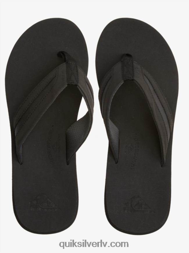 vīriešiem Quiksilver carver squish luksusa sandales melns/pelēks 88064R1830