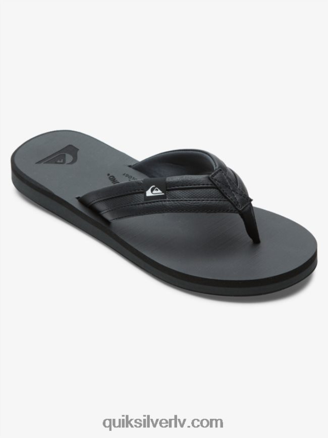vīriešiem Quiksilver carver squish sandales melns 88064R938