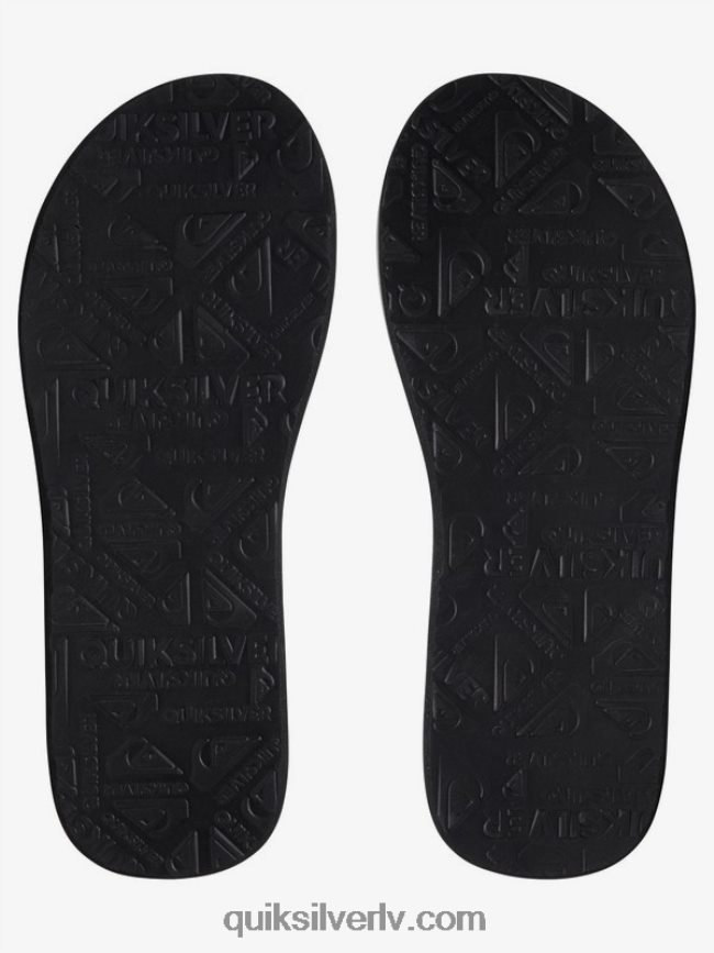 vīriešiem Quiksilver carver squish sandales melns/pelēks 88064R936