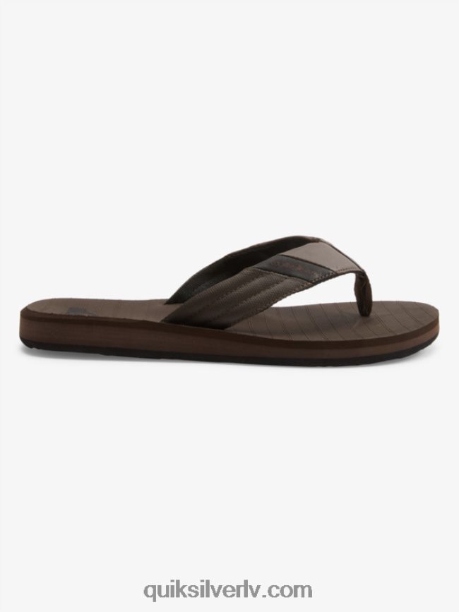 vīriešiem Quiksilver carver tropics sandales brūns/melns 88064R1297