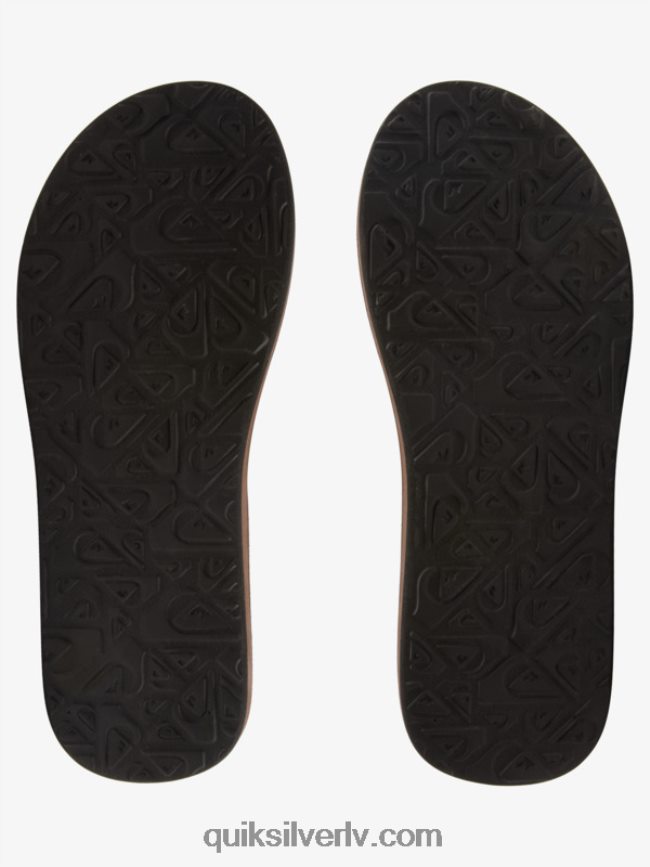 vīriešiem Quiksilver carver tropics sandales brūns/melns 88064R1297
