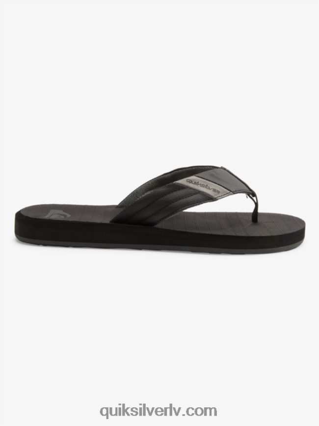 vīriešiem Quiksilver carver tropics sandales melns/pelēks 88064R1296