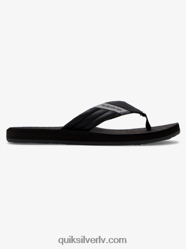 vīriešiem Quiksilver carver tropics sandales melns/pelēks 88064R1296