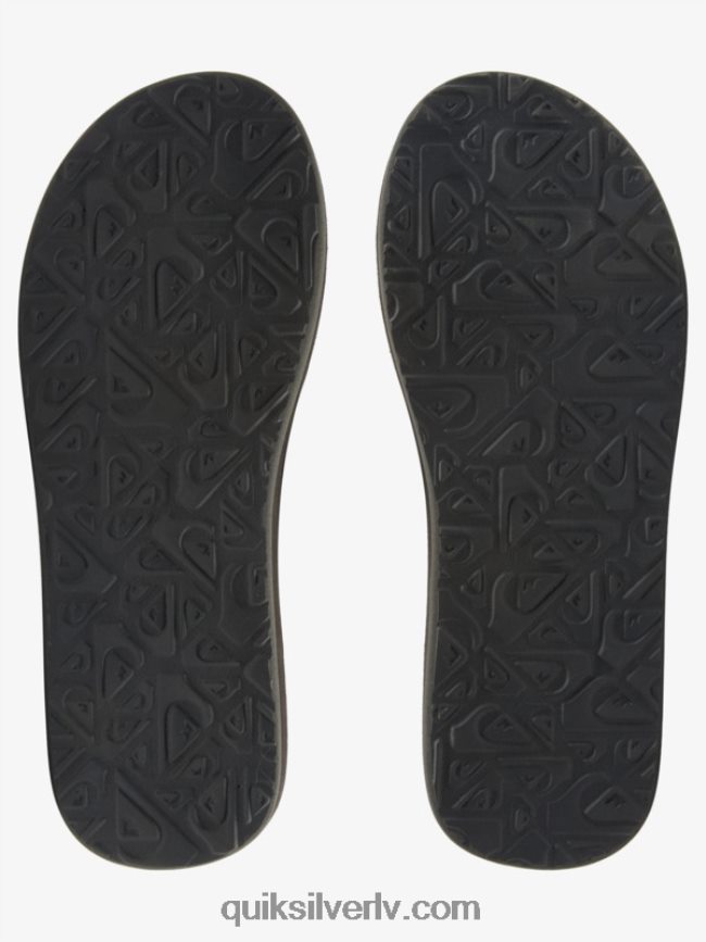vīriešiem Quiksilver carver tropics sandales melns/pelēks 88064R1296