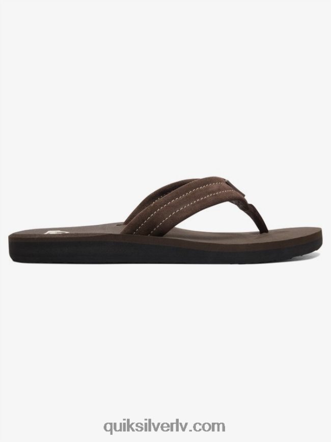 vīriešiem Quiksilver carver zamšādas ādas sandales demitasse - ciets 88064R1631