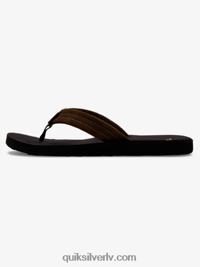 vīriešiem Quiksilver carver zamšādas ādas sandales demitasse - ciets 88064R1631