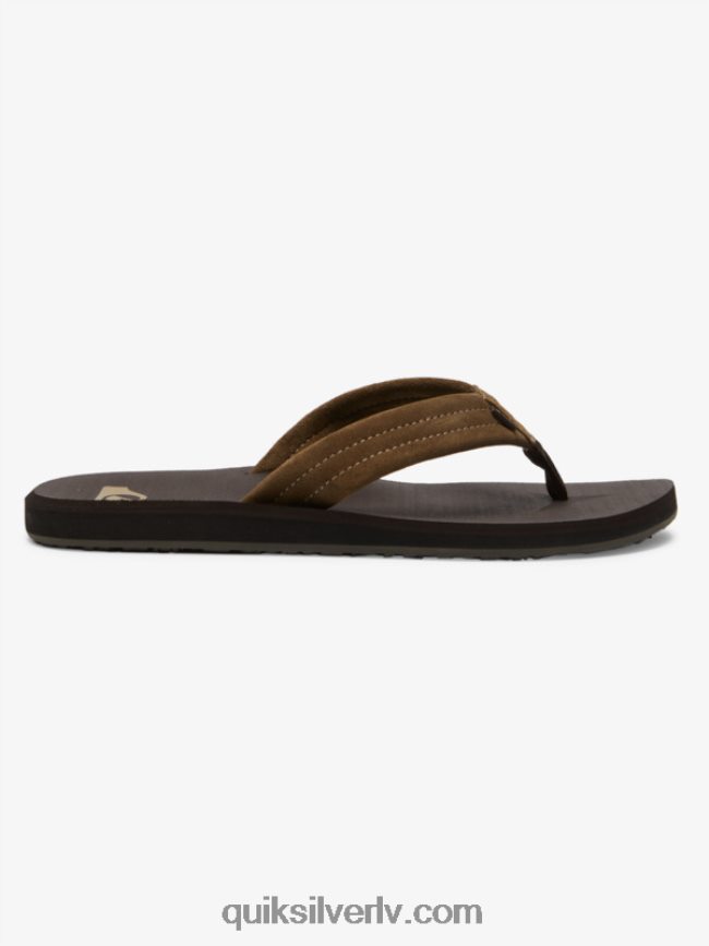vīriešiem Quiksilver carver zamšādas kodola sandales brūns 1 88064R877