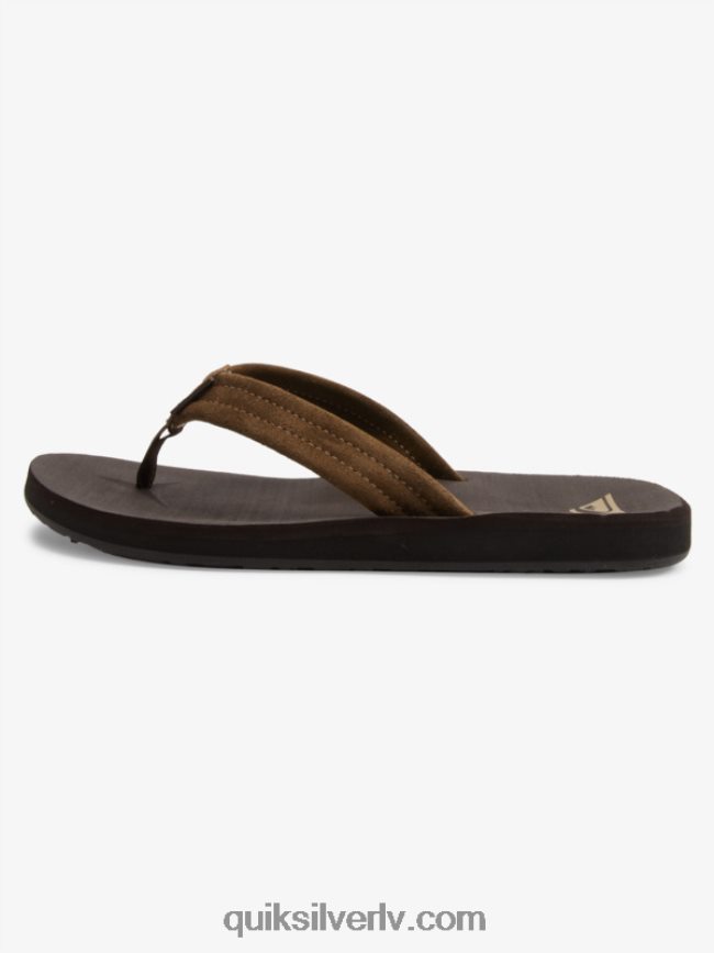 vīriešiem Quiksilver carver zamšādas kodola sandales brūns 1 88064R877