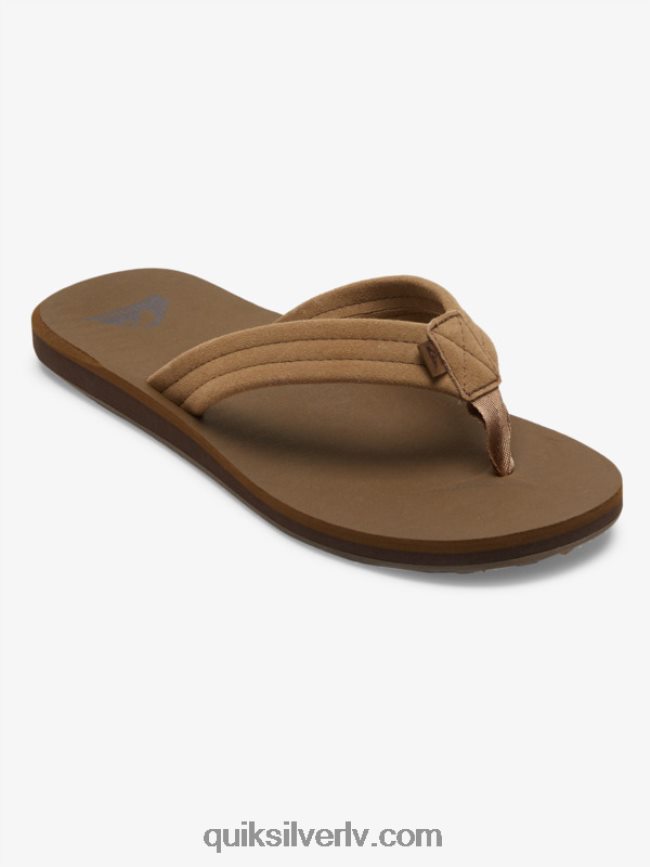 vīriešiem Quiksilver carver zamšādas kodola sandales iedegums 1 88064R874