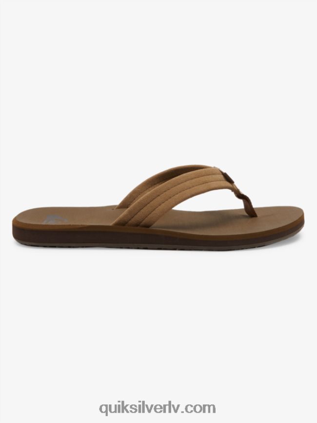 vīriešiem Quiksilver carver zamšādas kodola sandales iedegums 1 88064R874