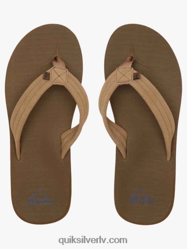 vīriešiem Quiksilver carver zamšādas kodola sandales iedegums 1 88064R874