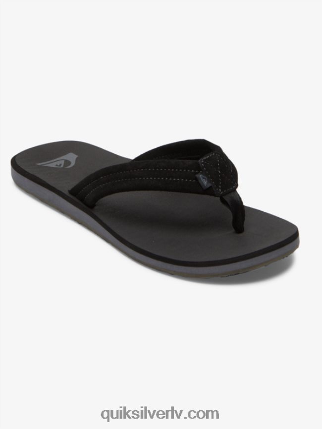 vīriešiem Quiksilver carver zamšādas kodola sandales melns 88064R879