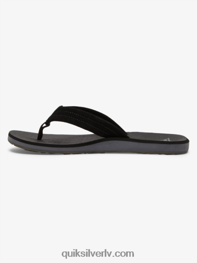 vīriešiem Quiksilver carver zamšādas kodola sandales melns 88064R879