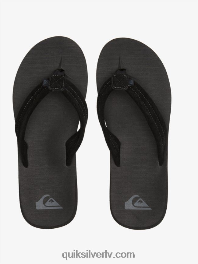 vīriešiem Quiksilver carver zamšādas kodola sandales melns 88064R879