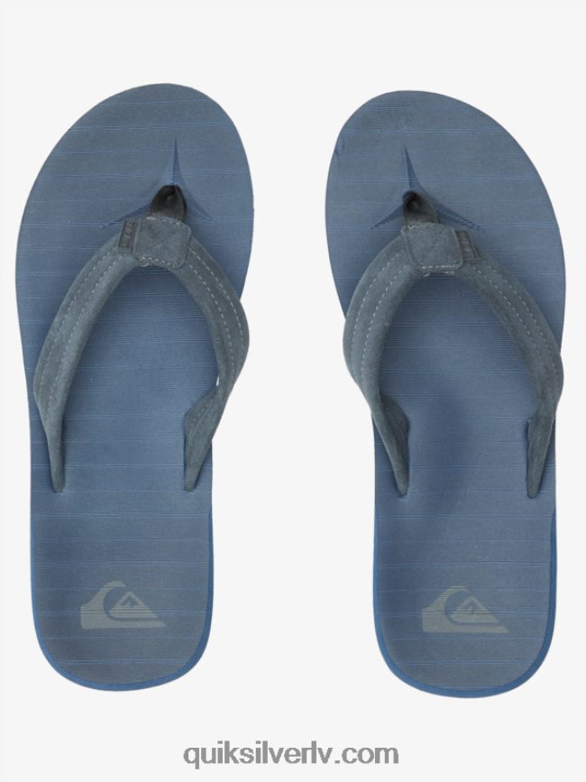 vīriešiem Quiksilver carver zamšādas kodola sandales zils 1 88064R878
