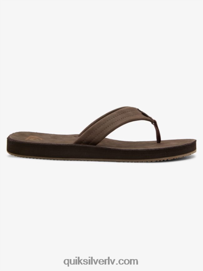 vīriešiem Quiksilver erreka ādas sandales brūns 88064R1185