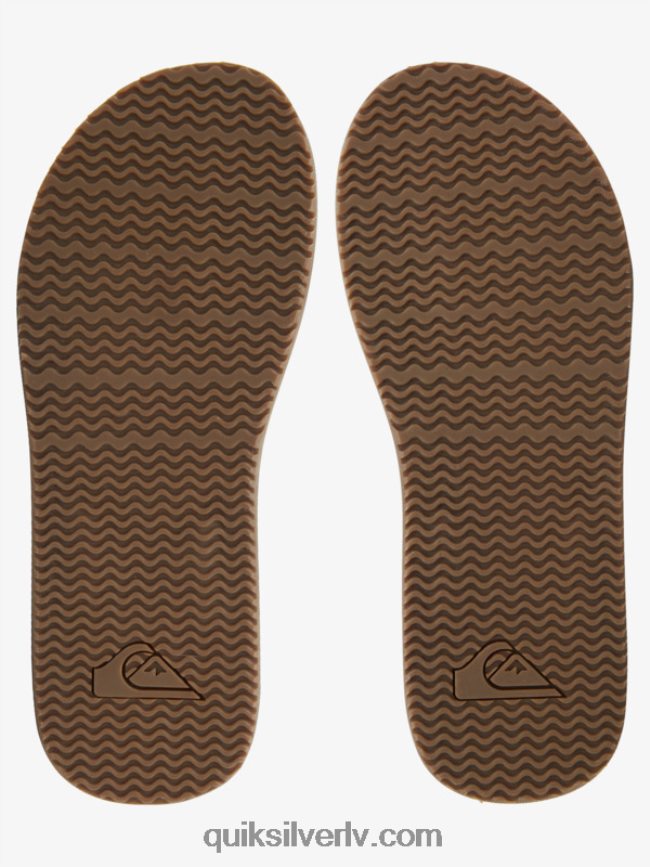 vīriešiem Quiksilver erreka ādas sandales brūns 88064R1185