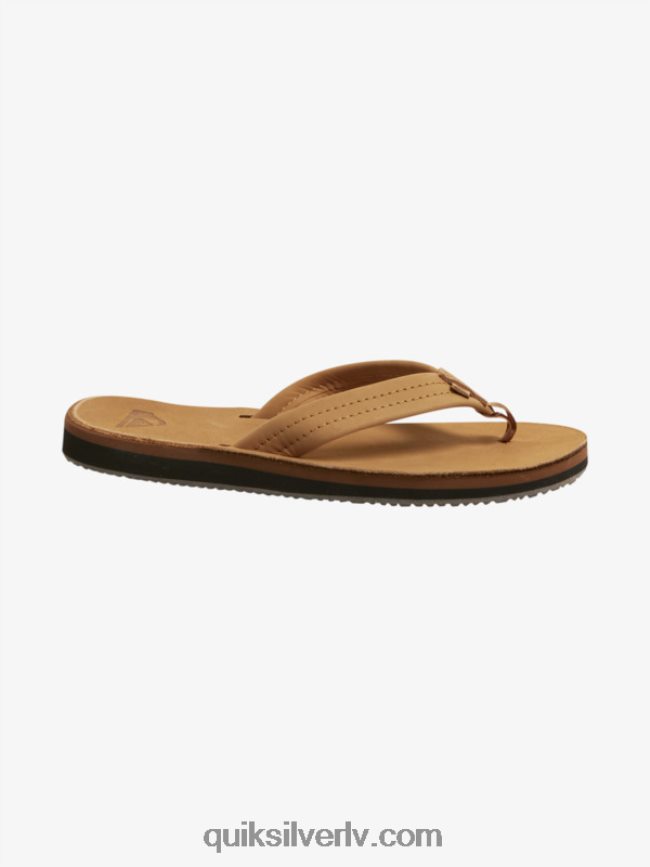 vīriešiem Quiksilver erreka ādas sandales brūns 88064R1185