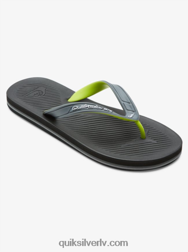 vīriešiem Quiksilver haleiwa core flip-flops pelēks 1 88064R953