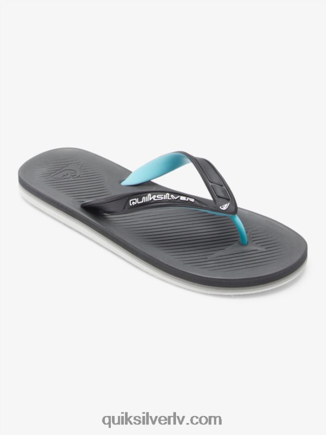 vīriešiem Quiksilver haleiwa core flip-flops pelēks 2 88064R952