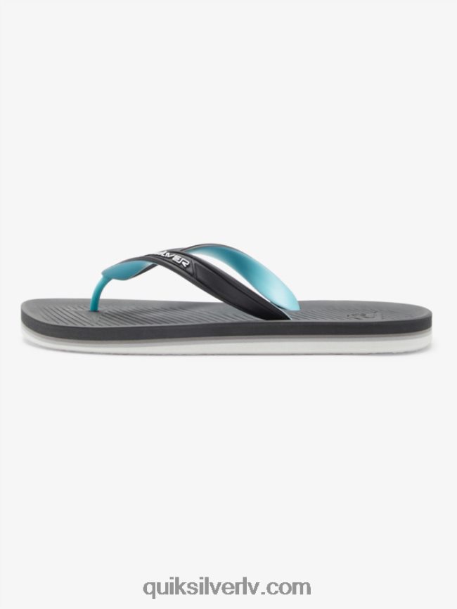 vīriešiem Quiksilver haleiwa core flip-flops pelēks 2 88064R952
