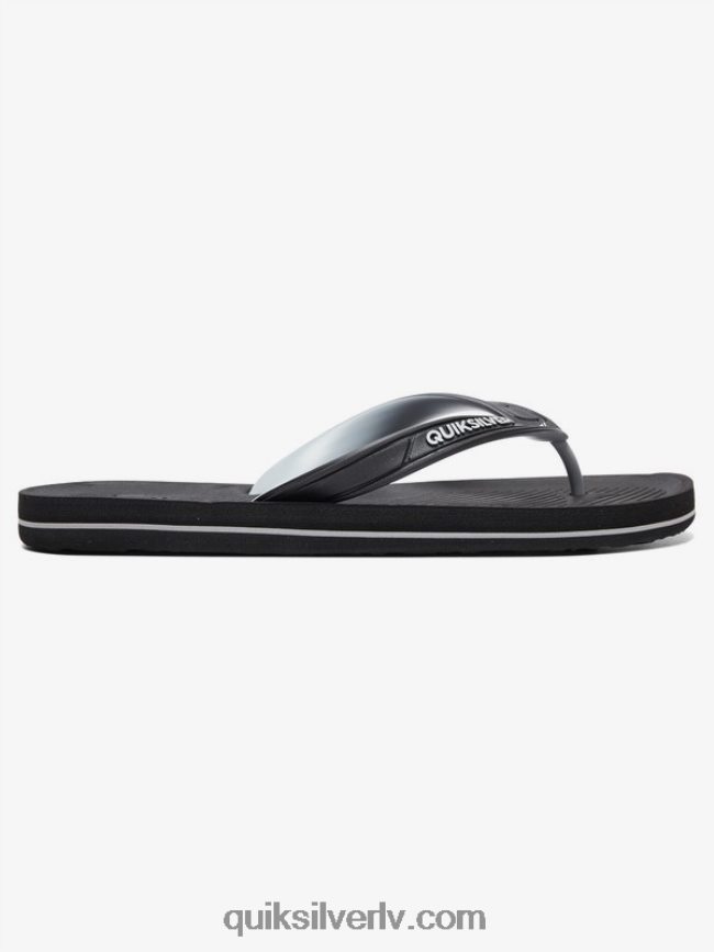 vīriešiem Quiksilver haleiwa flip-flops melns/pelēks 88064R1648