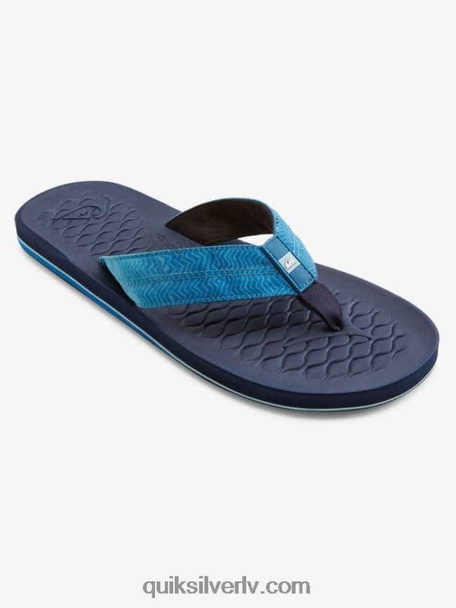 vīriešiem Quiksilver lanai flip-flops zils 3 88064R1795