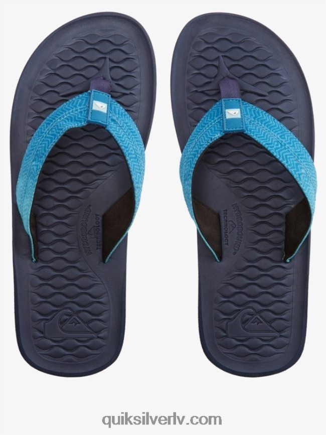 vīriešiem Quiksilver lanai flip-flops zils 3 88064R1795