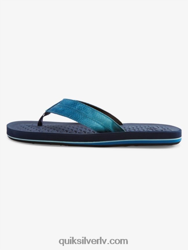 vīriešiem Quiksilver lanai flip-flops zils 3 88064R1795