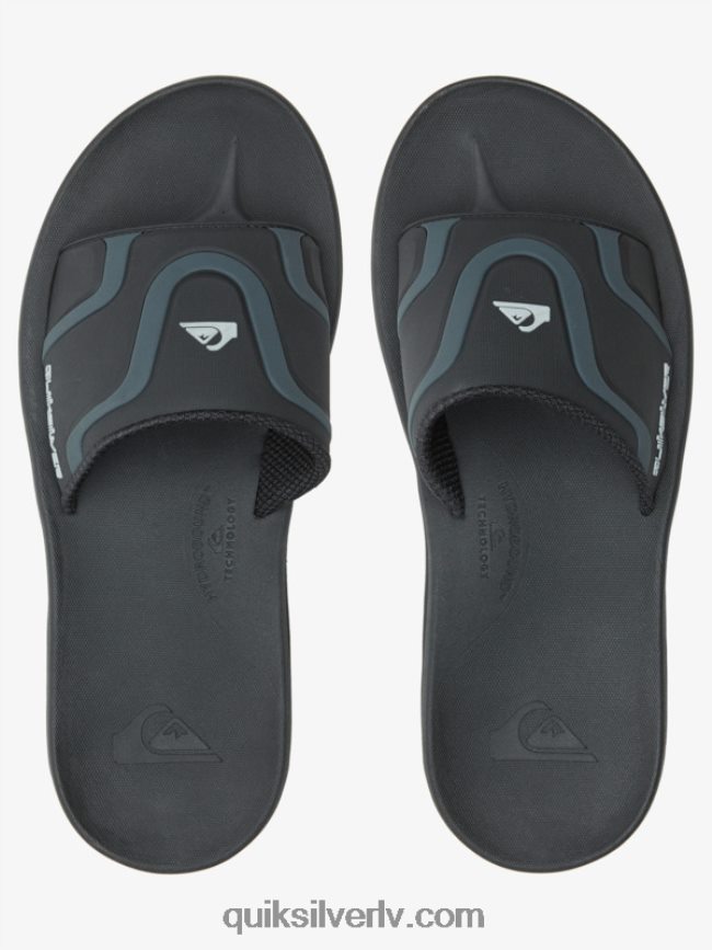 vīriešiem Quiksilver mathodic recovery slide sandales melns 88064R1257