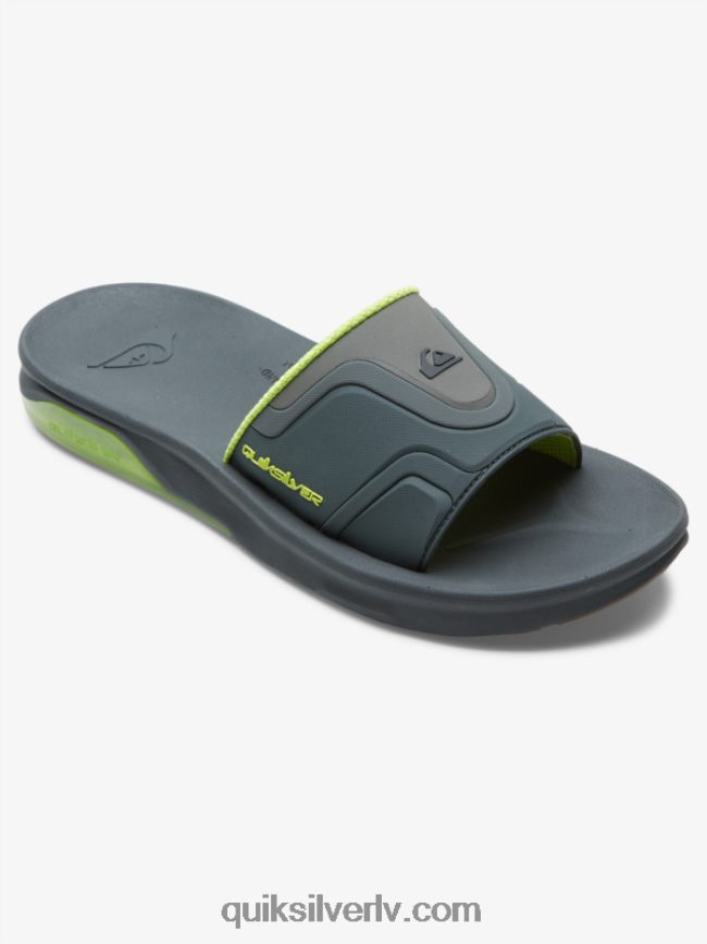 vīriešiem Quiksilver mathodic recovery slide sandales pelēks 1 88064R1258