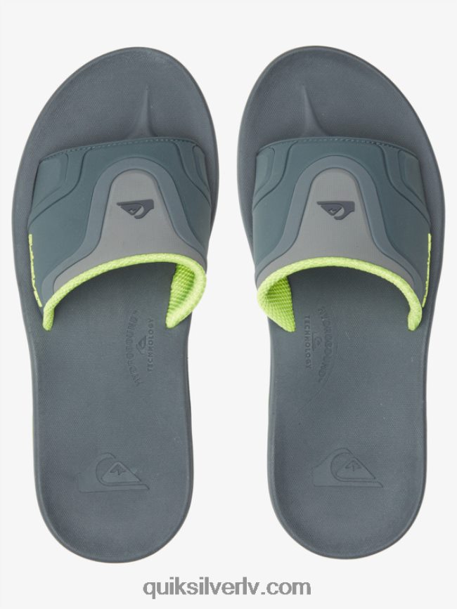vīriešiem Quiksilver mathodic recovery slide sandales pelēks 1 88064R1258